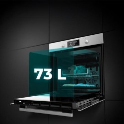 Horno Integrable Pirolítico de 73 Litros Cecotec Bolero Hexa P526000 Line A 2800W