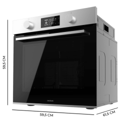 Horno Integrable Pirolítico de 73 Litros Cecotec Bolero Hexa P526000 Line A 2800W