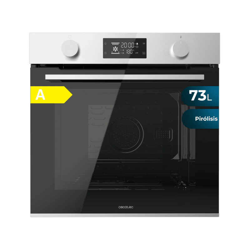 Horno Integrable Pirolítico de 73 Litros Cecotec Bolero Hexa P526000 Line A 2800W