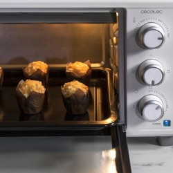 Multifunktionaler elektrischer Tischbackofen Cecotec Bake&Toast 2300 White Capacidad 23 Litros