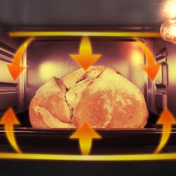 Multifunktionaler elektrischer Tischbackofen Cecotec Bake&Toast 2300 White Capacidad 23 Litros