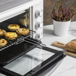 Multifunktionaler elektrischer Tischbackofen Cecotec Bake&Toast 2300 White Capacidad 23 Litros