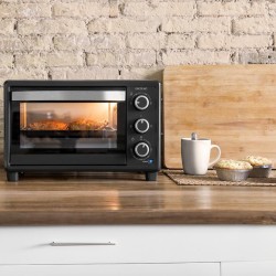 Multifunktionaler elektrischer Tischbackofen Cecotec Bake&Toast 2300 Black Capacidad 23 Litros