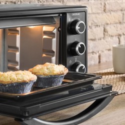 Multifunktionaler elektrischer Tischbackofen Cecotec Bake&Toast 2300 Black Capacidad 23 Litros