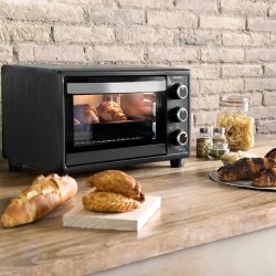 Multifunktionaler elektrischer Tischbackofen Cecotec Bake&Toast 2300 Black Capacidad 23 Litros