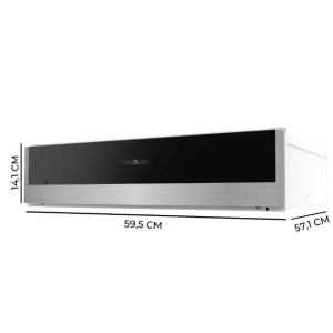 Integrierbarer Ofen für Kochgeschirr Cecotec Bolero Hexa WD Edge de 60cm