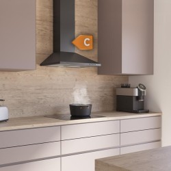 Pyramidenförmige Abzugshaube Cecotec Bolero Flux PM 604300 Black C