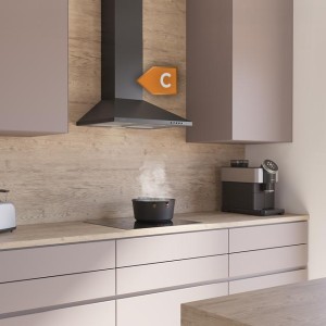Pyramidenförmige Abzugshaube Cecotec Bolero Flux PM 604300 Black C