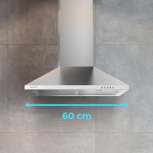 Pyramidenförmige Abzugshaube Cecotec Bolero Flux PM 603500 Inox B