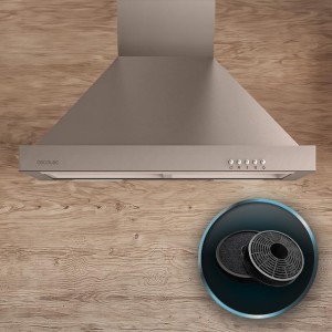 Pyramidenförmige Abzugshaube Cecotec Bolero Flux PM 606500 Inox A