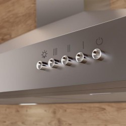 Campana Extractora Piramidal Cecotec Bolero Flux PM 606500 Inox A