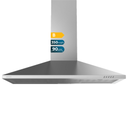 Pyramidenförmige Abzugshaube Cecotec Bolero Flux PM 903500 Inox B