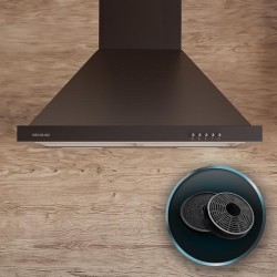 Pyramide von Campana Extractora Cecotec Bolero Flux PM 606500 Black A