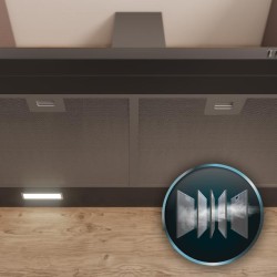 Pyramidenförmige Abzugshaube Cecotec Bolero Flux PM 606500 Schwarz A