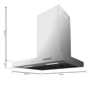 Dunstabzugshaube T Cecotec Bolero Flux TM 606500 Inox A