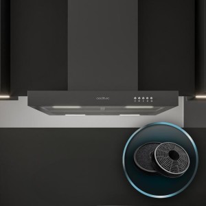 Campana Extractora T Cecotec Bolero Flux TM 606500 Black A