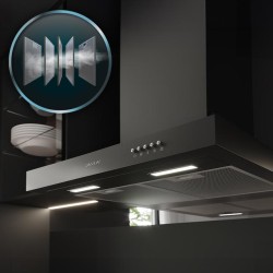 Dunstabzugshaube T Cecotec Bolero Flux TM 606500 Black A