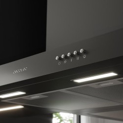 Campana Extractora T Cecotec Bolero Flux TM 606500 Black A