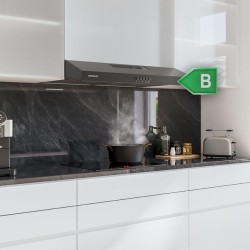 Herkömmliche Dunstabzugshaube Cecotec Bolero Flux CM 602200 Black B