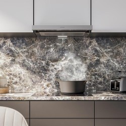 Herkömmliche Dunstabzugshaube Cecotec Bolero Flux TLM 606500 Inox A