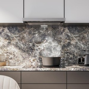 Herkömmliche Dunstabzugshaube Cecotec Bolero Flux TLM 606500 Inox A
