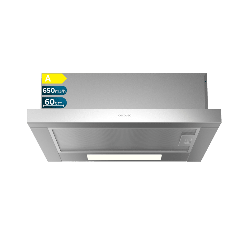 Herkömmliche Dunstabzugshaube Cecotec Bolero Flux TLM 606500 Inox A
