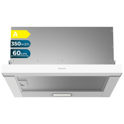 Teleskopische Dunstabzugshaube Cecotec Bolero Flux TLM 603500 White A
