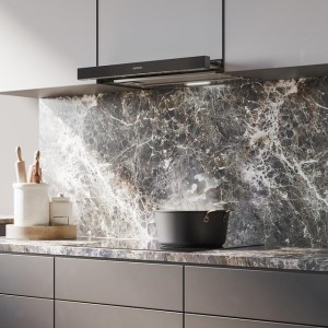 Teleskopische Dunstabzugshaube Cecotec Bolero Flux TLM 603500 Black A