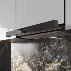 Teleskopische Dunstabzugshaube Cecotec Bolero Flux TLM 603500 Black A