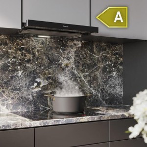 Teleskopische Dunstabzugshaube Cecotec Bolero Flux TLM 603500 Black A