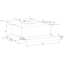 Campana Extractora Telescópica Cecotec Bolero Flux TLM 603500 Black A