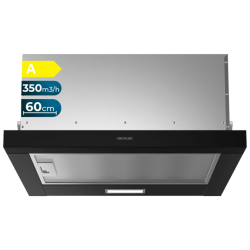 Teleskopische Dunstabzugshaube Cecotec Bolero Flux TLM 603500 Black A