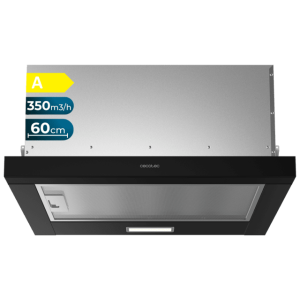 Teleskopische Dunstabzugshaube Cecotec Bolero Flux TLM 603500 Black A