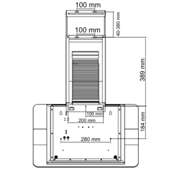Dekorative Glocke Cecotec Bolero Flux DT 606500 Glass Black A