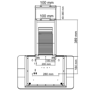 Dekorative Glocke Cecotec Bolero Flux DT 606500 Glass Black A