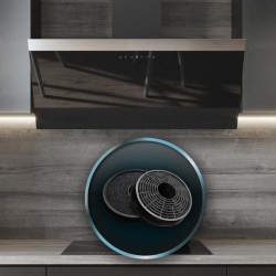 Campana Extractora Decorativa Cecotec Bolero Flux DT 906500 Glass Black A