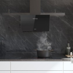 Dekorative Dunstabzugshaube Cecotec Bolero Flux DM 603500 Glass Black B