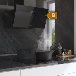 Dekorative Dunstabzugshaube Cecotec Bolero Flux DM 603500 Glass Black B