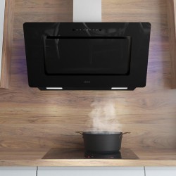 Dekorative Dunstabzugshaube Cecotec Bolero Flux DT 908002 Glass Black A++
