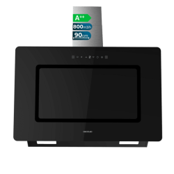 Dekorative Dunstabzugshaube Cecotec Bolero Flux DT 908002 Glass Black A++