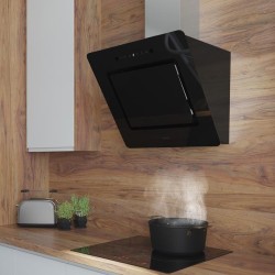 Dekorative Dunstabzugshaube Cecotec Bolero Flux DT 608002 Glass Black A++