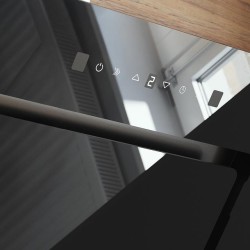 Dekorative Dunstabzugshaube Cecotec Bolero Flux DT 608002 Glass Black A++