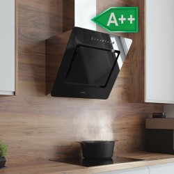 Dekorative Dunstabzugshaube Cecotec Bolero Flux DT 608002 Glass Black A++