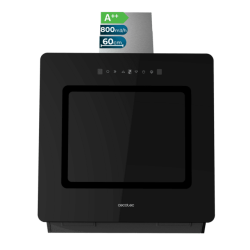 Dekorative Dunstabzugshaube Cecotec Bolero Flux DT 608002 Glass Black A++