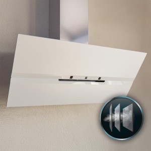 Campana Extractora Decorativa Cecotec Bolero Flux DT 908010 Glass White B