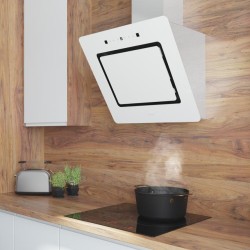Dekorative Dunstabzugshaube Cecotec Bolero Flux DT 608002 Glass White A++