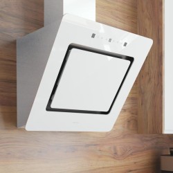 Dekorative Dunstabzugshaube Cecotec Bolero Flux DT 608002 Glass White A++