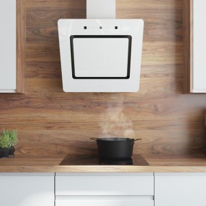 Dekorative Dunstabzugshaube Cecotec Bolero Flux DT 608002 Glass White A++