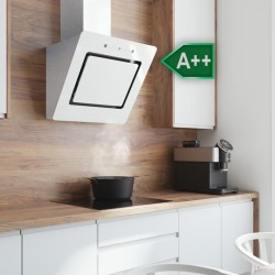 Dekorative Dunstabzugshaube Cecotec Bolero Flux DT 608002 Glass White A++