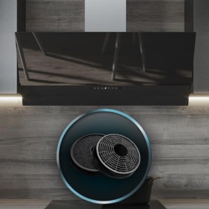 Campana Extractora Decorativa Cecotec Bolero Flux DT 908001 Glass Black A++